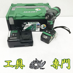 Q7262 送料無料！オーバーホール済【中古品】36V コードレスインパクトレンチ ハイコーキ WR36DH 充電工具 締付