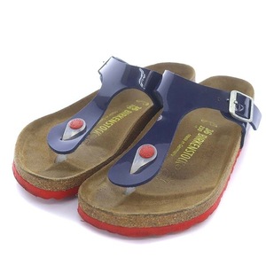 ビルケンシュトック BIRKENSTOCK GIZEH サンダル トング 23.0cm 紺 ネイビー /SY ■OS レディース