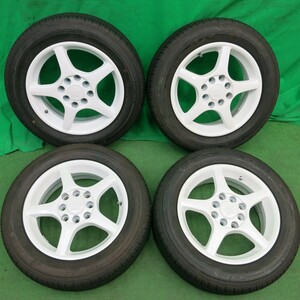 *送料無料* タイヤ未使用！20年★Modex 土屋圭市 モデル 175/60R14 ファルケン ジークス ZE912 PCD100 114.3/4H マルチ★4051005ナノ