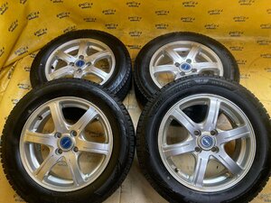 K-1073☆2022年製 175/65R15 BRIDGESTONE BLIZZAK VRX3☆ZART 15x5.5J+45 4/100☆スタッドレス☆アクア フィールダー ヴィッツ スイフト