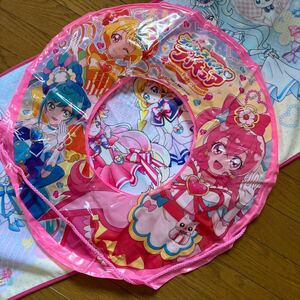 空気ビニール 浮き輪 デリシャスパーティープリキュア 60㎝　中古　記名あり