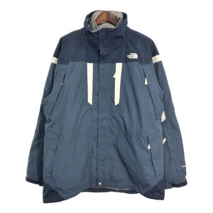 THE NORTH FACE ノースフェイス HYVENT マウンテンパーカー アウトドア 大きいサイズ ネイビー (メンズ XXL) 中古 古着 R6376