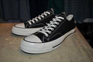 【訳ありオークション】 米国 CONVERSE CT70 コンバース CT70 ブラック ローカット サイズ 10 / 28,5cm