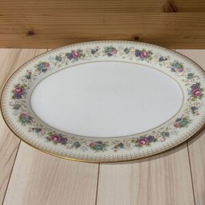 Noritake☆ノリタケ☆プレート☆花柄☆40.5×29.5センチ