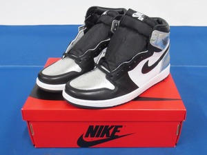 NIKE WMNS AIR JORDAN 1 HIGH OG “SILVER TOE” 29.0cm CD0461-001 [ナイキ/ウィメンズ/エアジョーダン/AJ1/シルバートゥ] (7464)