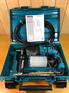 ♪Makita HR2601F マキタ ハンマドリル 電動工具 数回使用 通電確認済み 無段変速・正逆転両用・ライト付 ドリルビット複数本付き