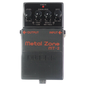 【中古】メタルゾーン エフェクター BOSS MT-2 Metal Zone ボス ギターエフェクター