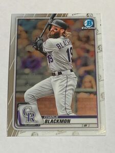 チャーリー ブラックモン CHARLIE BLACKMON 2020 BOWMAN CHROME #46 ROCKIES 即決