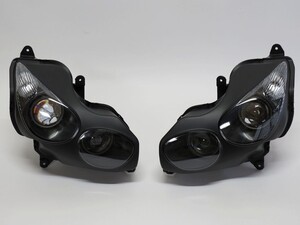 純正タイプ ヘッドライト ZX14R ZX-14 ZZR1400 2006-2011 クリア【hl-zx1406-1】