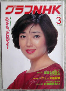 月刊雑誌 グラフNHK 1982年（昭和57年）３月号