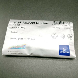 ☆未開封 ヴィンテージ SWAROVSKI スワロフスキー ルース 1028 XILION Chaton シリオンチャトン Erinite エリナイト 360 SS39 裸石 R-220