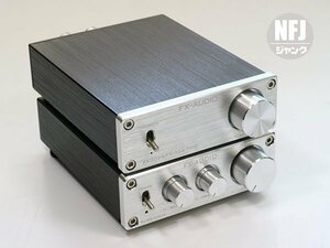 NFJ★ FX-AUDIO- TUBE-03J+ & FX202A/FX-36A PRO シルバー【サンプル保管品】2台セット