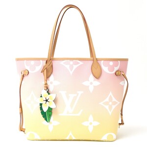 LOUIS VUITTON ルイヴィトン ネヴァーフル MM バイ・ザ・プール2021 M45680 トートバッグ モノグラム・ジャイアント×レザー ピンク