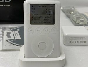 【中古品】APPLE　iPod Classic　20GB　M9244J/A　ホワイト　オーディオプレイヤー　アイポッド クラシック（管理番号：060109）