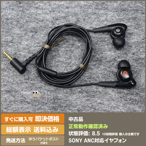 即決 送料無料 状態良好 SONY ノイズキャンセリングイヤフォン MDR-NC033L1