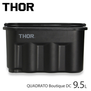 バケツ THOR クアドレイトバケツ DC 9.5L ブラック W35.9×D20.6×H20.6cm スクエア 掃除用具 ガーデ