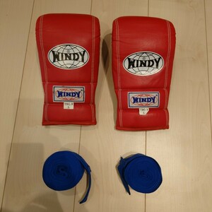 ボクシンググローブ キックボクシング 格闘技 WINDY ウィンディ トレーニンググローブ　バンテージ