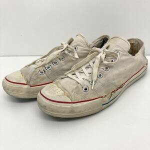 70s CONVERSE COACH キャンバス スニーカー ローカット US8 26.5㎝ コンバース コーチ チャックテイラー VINTAGE ビンテージ 3120552