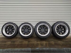 RSワタナベ Rタイプ 16インチ8.5J9.5JPCD:114.3Watanabeハコスカケンメリ R32R33AE86旧車