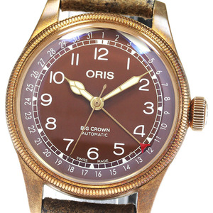 オリス ORIS 7741-31 ビッククラウン 自動巻き メンズ 保証書付き_843606