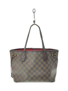 LOUIS VUITTON◆1)ネヴァーフルPM_ダミエ・エベヌ_BRW/PVC/BRW