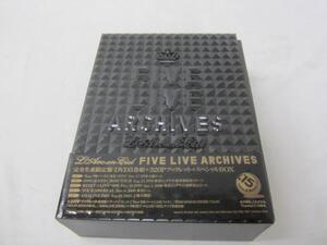 【同梱可】中古品 L’Arc〜en〜Ciel DVD FIVE LIVE ARCHIVES 完全生産限定盤 5枚組 15周年