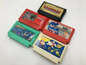 ♪▲【CAPCOM 他 カプコン】ファミコンゲームソフト ロックマン2 Dr.ワイリーの謎 他 5点セット まとめ売り 0524 16