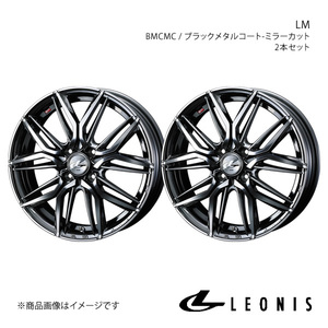 LEONIS/LM タウンボックス DS17W アルミホイール2本セット【16×5.0J 4-100 INSET45 BMCMC】0040787×2