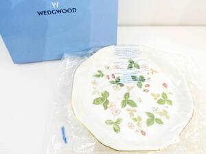 WEDGWOOD ウェッジウッド ワイルドストロベリー オクトゴナルディッシュ WILD STRAWBERRY BONE CHINA L/S お皿 皿 プレート 食器 kdKT