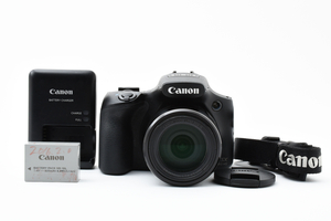 ★完全動作品★CANON キャノン PowerShot SX60 HS ストラップ・充電器・Fキャップ付