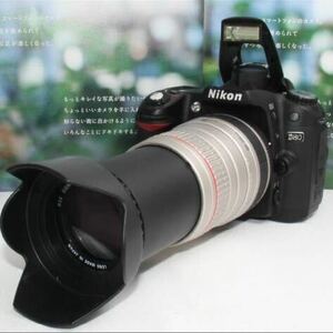 新品カメラバッグ付きニコン D80 超望遠 300mm レンズセット