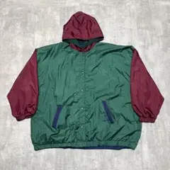 90s B.O.G SPORT ãƒ´ã‚£ãƒ³ãƒ†ãƒ¼ã‚¸ã€€ãƒŠã‚¤ãƒ­ãƒ³ã€€ã‚¸ãƒ£ã‚±ãƒƒãƒˆã€€ãƒªãƒ�ãƒ¼ã‚·ãƒ–ãƒ«