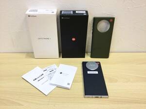 【LEITZ PHONE 1】ライツフォン　SHARP　LP-01　ソフトバンク　Leica silver　良品中古　SIMフリー　256GB