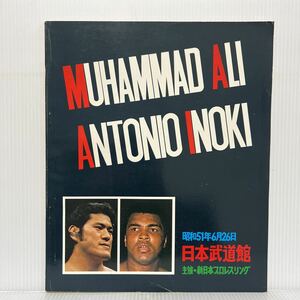 格闘技世界一決定戦 アントニオ猪木vsモハメッド・アリ 1976年6/26★スーパーファイト/ボクサー/日本武道館/新日本プロレスリング