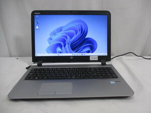 hp ProBook 450 G3 Corei3-6100U 2.30GHz/メモリ8GB/HDD500GB/Windows11 Proインストール済 管理番号N-2575