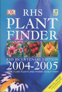 ■プラントファインダー　RHS PLANT FINDER 2004-2005　検：テコフィラエア 