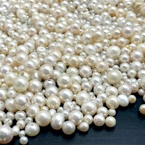 大量!!●本真珠おまとめ500g◆M 約2500ct あこや アコヤ 淡水 ケシ パール 裸石 宝石 ジュエリー jewelry pearl n