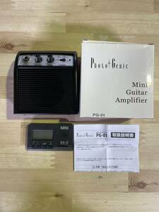 【中古品】PhotoGenic フォトジェニック 3W出力 ミニギターアンプ PG-01 F