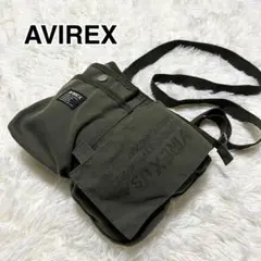 AVIREX　ショルダーバッグ　サコッシュ　ミリタリー　カーキ