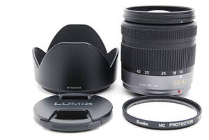 【極上美品】 Panasonic Lumix G VARIO 14-42mm F3.5-5.6 ASPH MEGA O.I.S. #10029