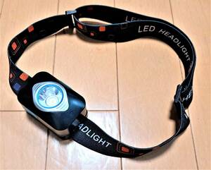 LED ヘッドライト 充電式 ☆1点☆☆美品☆ 釣り キャンプ アウトドア 登山 夜間 ライト 照明器具 