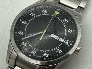 Calvin Klein カルバンクライン　本物　K22311　ブラックダイヤル　メンズ腕時計　稼働品