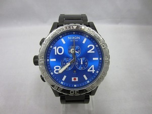 期間限定セール ニクソン NIXON 51-30 CHRONO ムラサキスポーツ40周年限定 ブラック×ブルー ブルービッグフェイス