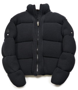 新品44万 MONCLER モンクレール ×アリクス (Lサイズ) 最高級ウールニット素材 ダウンジャケット (6 MONCLER 1017 ALYX 9SM)【直営購入】