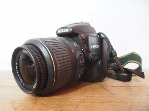 ☆【2W0820-4】 Nikon ニコン デジタルカメラ レンズ D5000 AF-S DX NIKKOR 18-55mm 1:3.5-5.6G VR ジャンク 再