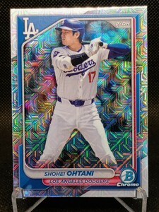 大谷翔平 【2024 TOPPS BOWMAN CHROME MEGA BOX BASEBALL #85 SHOHEI OHTANI MOJO REFRACTOR】 ロサンゼルス・ドジャース