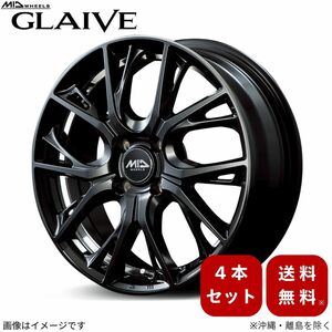 アルミホイール アルト 【15×4.5J 4-100 INSET45 ダイヤモンドブラック/リムエッジ&アンダーカットDC】 マルカ グレイブ 4本セット