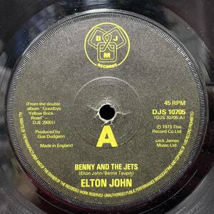 ◆UKorg7”s!◆ELTON JOHN◆BENNY AND THE JETS◆