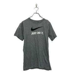 NIKE 半袖 プリント Tシャツ ナイキ XL キッズ グレー クルーネック 古着卸 アメリカ仕入 a607-6487