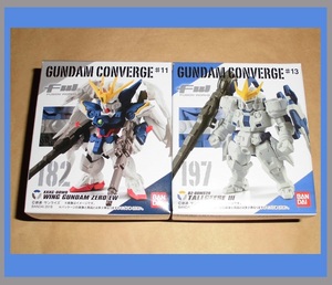 ガンダムコンバージ　＃11　182　ウイングガンダム　ゼロカスタム　EW　&　#13　197　トールギスⅢ　FW GUNDAM CONVERGE　エンドレスワルツ